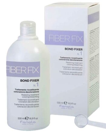 Fanola Fiber Fix Bond Behandling til Farvning og Blegning 300 ml