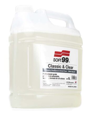 Soft99 Classic & Clear - Skummende Shampoo 5L til Biler