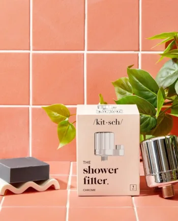 Kitsch Brusefilter i Chrome - Beskyt dit Hår og Hud