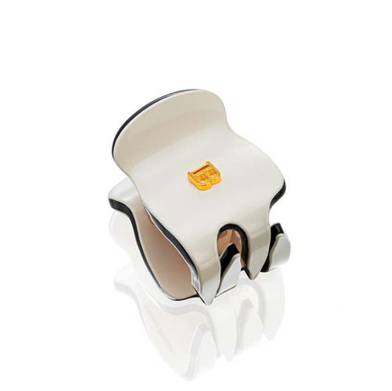 Sofistikeret Sort Balmain Hårklemme - Elegance til Frisuren