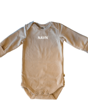 Msli Bodystocking med Navnetryk – Langærmet Balsam Rose