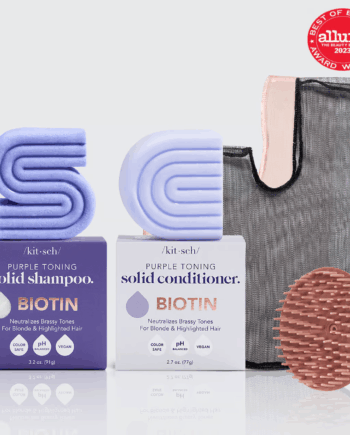 KITSCH Pakke: Biotin & Lilla Toning Shampoo og Balsam