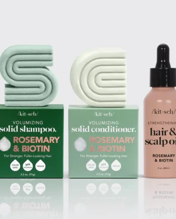 Kitsch Rosmarin & Biotin Trio - Shampoo, Conditioner & Hårolie