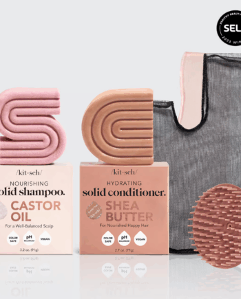 Kitsch Pakke: Castor Oil & Shea Butter Shampoo og Balsam