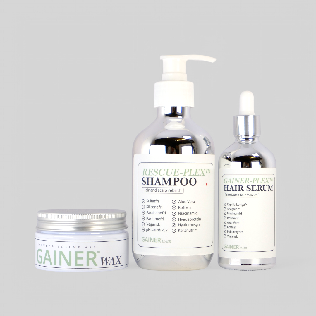 Gainer Wax Plejesæt – Perfekt til Sundt og Stilfuldt Hår