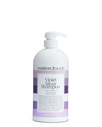 Waterclouds Violet Silver Shampoo 1000ml - Glansfuldt Hår