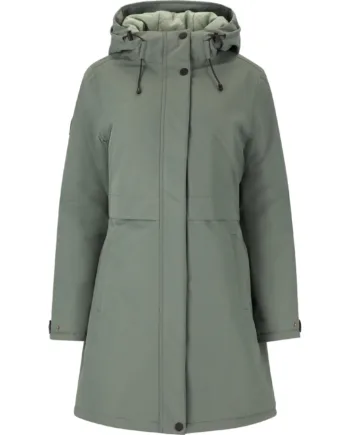 Grøn Whistler Mullie Parka til kvinder – Vinterjakke tilbud