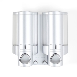 Aviva Sæbedispenser med 2 Rum - Elegant Selvklæbende Satin