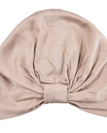 Yuaia Haircare Bambus Hårhætte i Champagne - Beskyt dit hår!