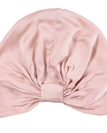 Rosa Yuaia Bambus Hårhætte - Beskyt dit hår om natten