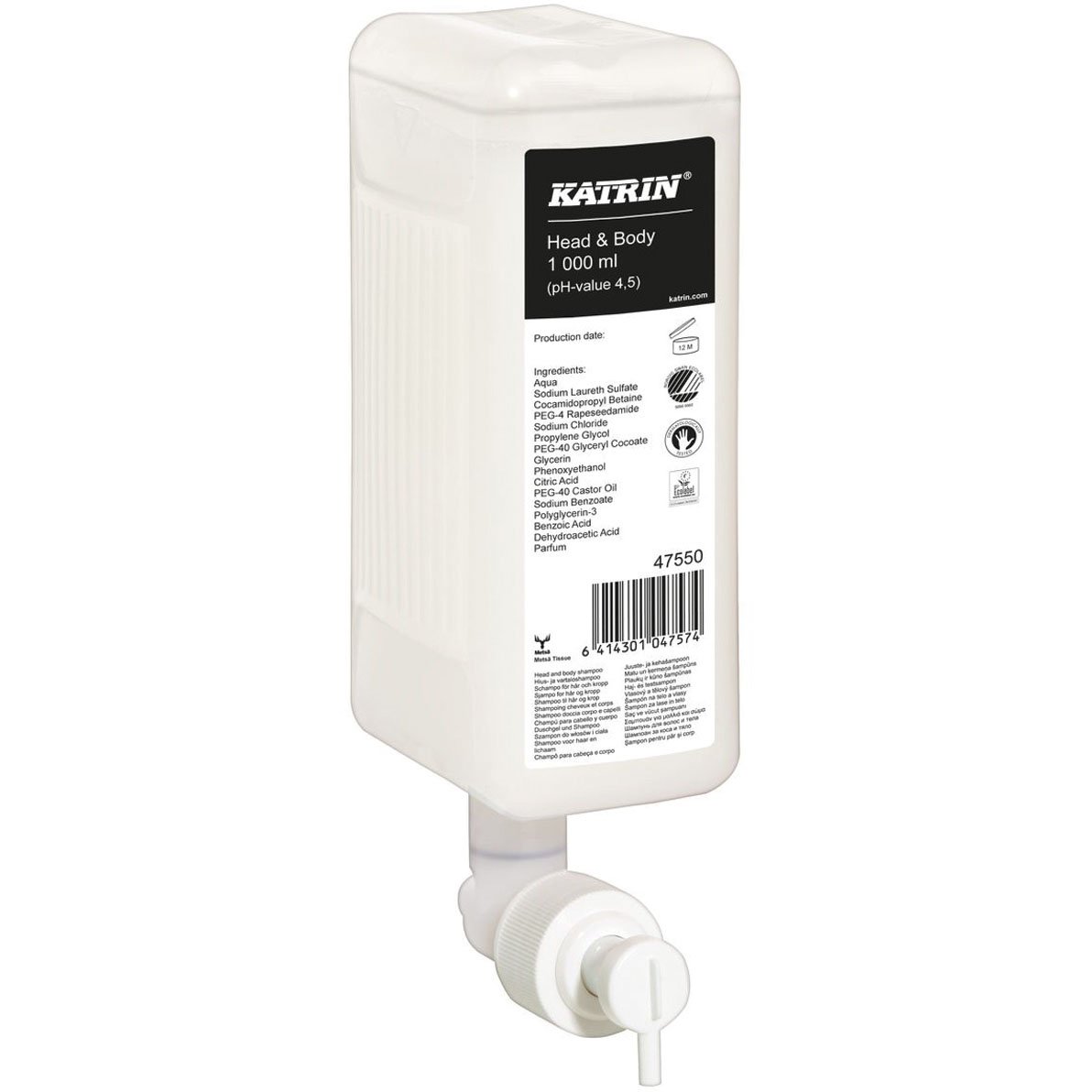 Katrin Head & Body Shampoo 1000 - Mild og Duftende