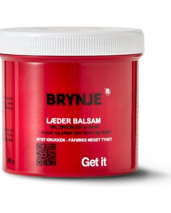 Brynje Læderbalsam - Sort Pleje til Læderprodukter