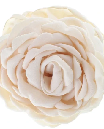 Elegant Off-White Blomster Hårklemme - Perfekt til Fest!