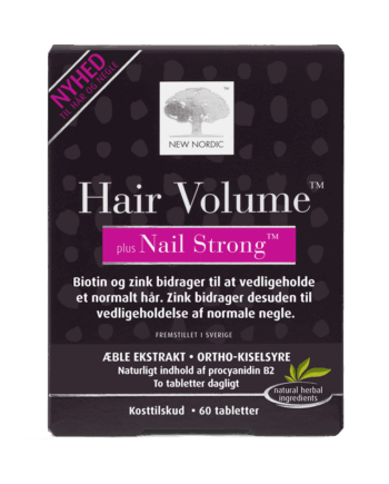 Ny Nordic Hair Volume Plus - Styrk dit hår og negle!