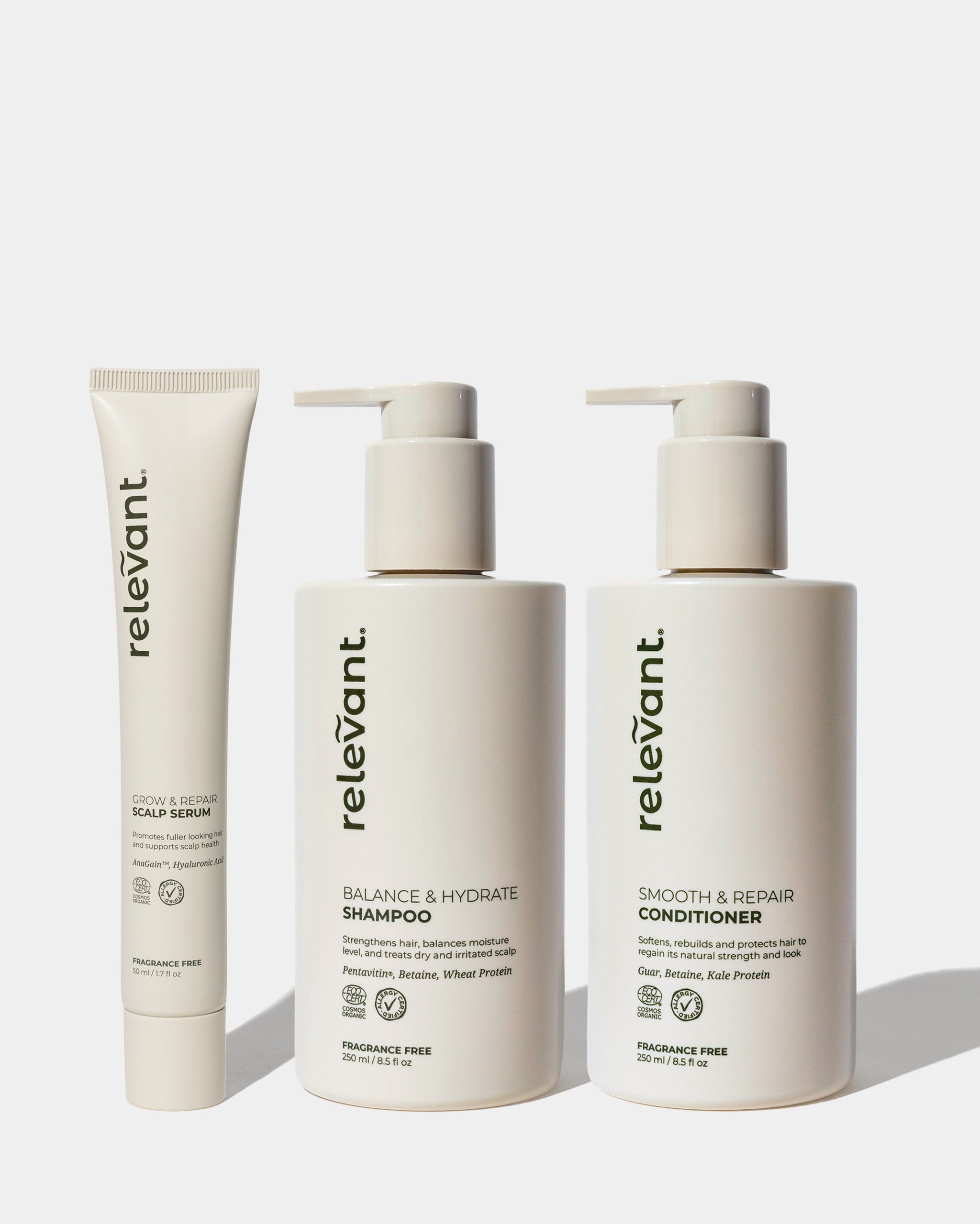 Fugtgivende Hårplejesæt - Plej dit hår med Relevant!