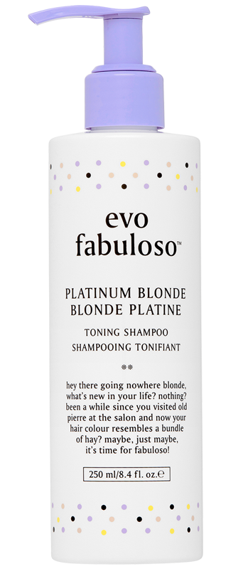 Evo Fabuloso Platinum Shampoo 250ml - Neutraliserer Gule Toner