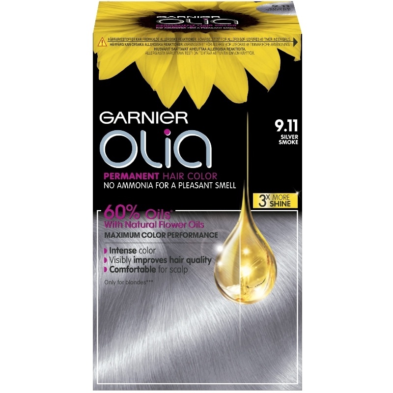 Garnier Olia Sølv Røg - Ammoniakfri Hårfarve