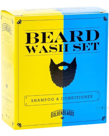 Gaveæske med Skægshampoo og Balsam fra Golden Beards