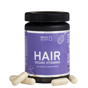 Beauty Bear Hair Kapsler – Vegansk Hårpleje til Glansfuldt Hår