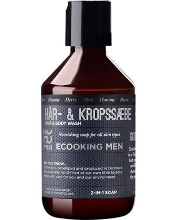 Ecooking Hår- og Kropssæbe 250 ml - Citrusduft til mænd