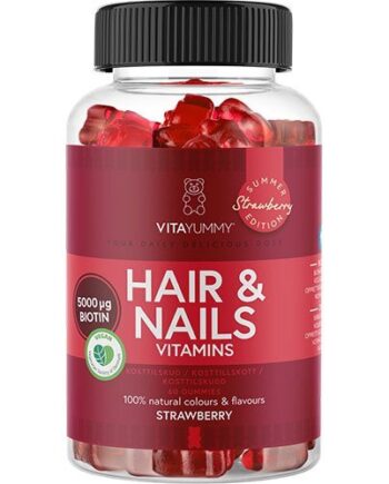 Vita Yummy Hår & Negle Jordbær - Sommer Edition 2024