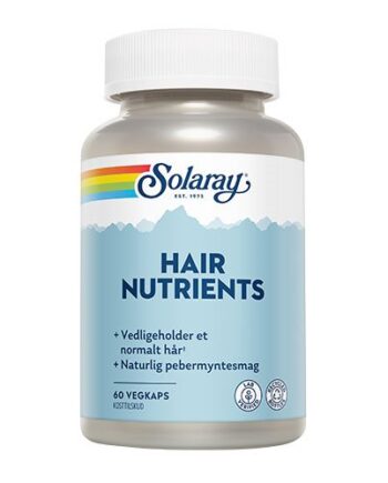 Solaray Hårnæringskapsler – Styrk dit hår indefra!