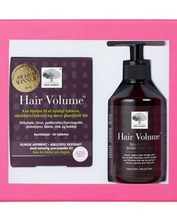 Ny Nordisk Hårvolumen Gaveæske med Shampoo og Tabletter