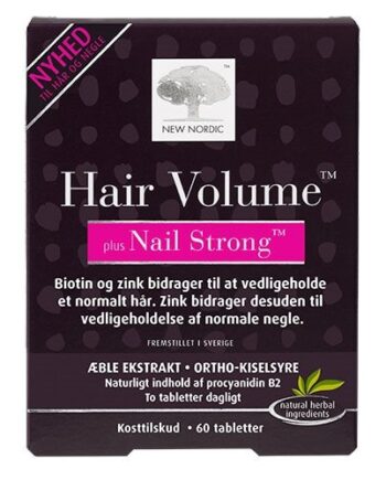 Hårvolumen og Neglestyrke Tabletter - Effektivt Kosttilskud