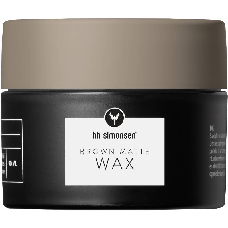 HH Simonsen Brown Matte Wax - Langtidsholdbar Stylingvoks