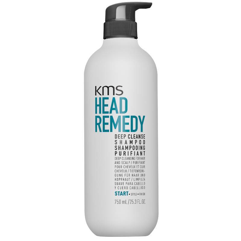 KMS HeadRemedy Dybrensende Shampoo 750 ml - Rens dit hår!
