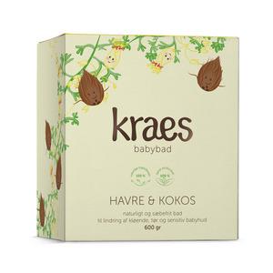 Kraes Babybad med Havre & Kokos - Naturlig Pleje 600ml