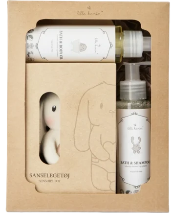 Lille Kanin Badegave Sæt - Sjovt Sanselegetøj til Badetid