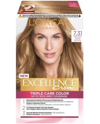 L'Oréal Paris Excellence Blond Gylden Beige - Hårfarve Tilbud!