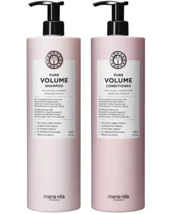 Maria Nila Pure Volume Sæt – Volumenshampoo & Balsam 1000 ml