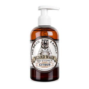 Mr. Bear Citrus Skægshampoo – Mild og Effektiv Rensning