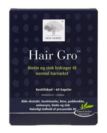 Ny Nordic Hair Gro – Kosttilskud til smukt og stærkt hår!