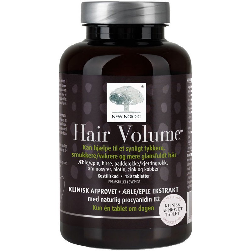 New Nordic Hair Volume 180 Tabletter - Styrk Dit Hår!