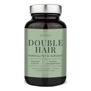 Nordbo Double Hair Kapsler - Naturligt Hårtilskud