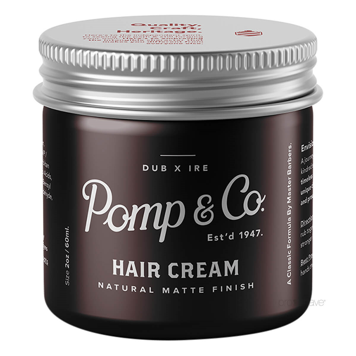 Pomp & Co. Hårcreme – Naturlig Matte Finish