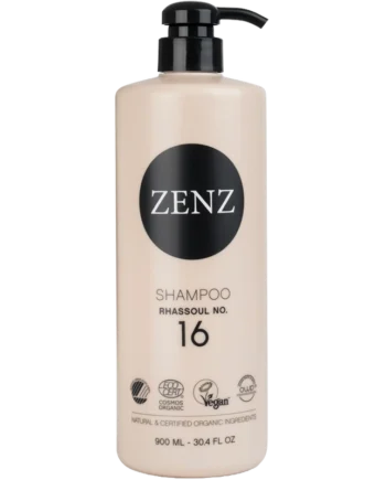 Zenz Rhassoul Shampoo 900 - Fugtig og Styrkende Behandling