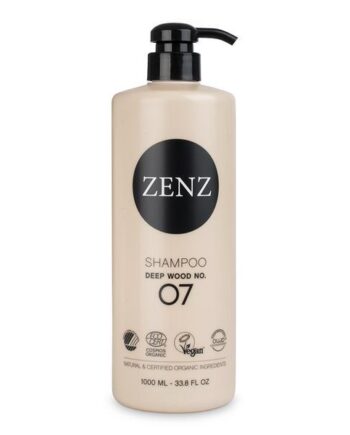 Zenz Økologisk Shampoo Deep Wood 1000ml – Fugt og Styrke